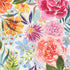 Soulstice Large Floral Watercolor Cloud Canvas by Create Joy Project for Moda Fabrics featuring oversized watercolor flowers in vibrant shades on a soft cloud background.