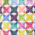 Soulstice Slow Stroll Rainbow Canvas fabric by Create Joy Project for Moda Fabrics featuring colorful geometric floral motifs on premium cotton canvas.