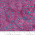 Sunburst Batiks Grape fabric by Moda Fabrics featuring swirling turquoise dotted sunburst patterns on a rich grape purple batik background.