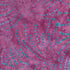 Sunburst Batiks Grape fabric by Moda Fabrics featuring swirling turquoise dotted sunburst patterns on a rich grape purple batik background.