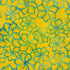 Sunburst Batiks Sun fabric by Moda Fabrics featuring turquoise tropical floral blooms on a vibrant sunshine yellow premium batik cotton background.