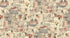 Patriotic Americana Porcelain quilting cotton by 3 Sisters for Moda Fabrics featuring American flags, the Statue of Liberty, White House, U.S. Capitol, eagles, vintage florals, and historical documents on a porcelain background.