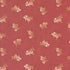 Sandalwood Rosalie Small Floral Rosewood fabric by 3 Sisters with dainty florals on a warm red background