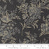 Breathtaking Blues Bouquets Mochi Linen Midnight floral fabric by 3 Sisters for Moda Fabrics