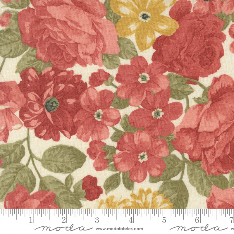Ambiance - Floral Bouquets Porcelain Yardage