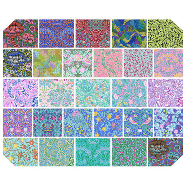 Kaffe Fassett and Morris & Co. 10" Squares