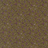 Collections Essence Little Vines Soil fabric by Howard Marcus for Moda Fabrics featuring delicate olive green vines with tiny lavender and ivory berry blossoms on a rich soil brown background.