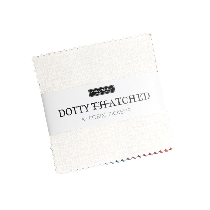 Dotty Thatched Mini Charm Pack by Robin Pickens for Moda Fabrics precut 2.5 inch quilting squares bundle