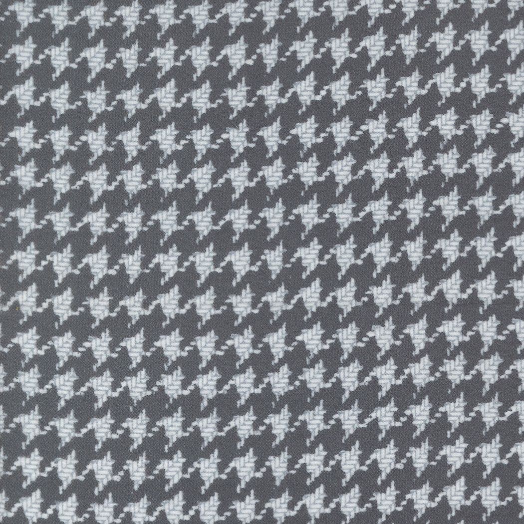 Farmhouse Flannels III - Houndstooth Graphite Flannel Yardage