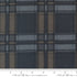 Farmhouse Flannels III - Moose Plaid Graphite Pewter Flannel Yardage