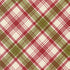 Chilly Christmas Plaid Red premium quilting cotton featuring a festive red, green, and ivory tartan plaid by Sweetwater for Moda Fabrics.