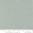 Chilly Gingham Storm premium quilting cotton featuring a soft blue-gray and ivory gingham plaid by Sweetwater for Moda Fabrics.