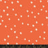 Starry Nutmeg cotton fabric by Ruby Star Society featuring scattered cream stars on a warm orange background.