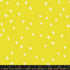 Starry Citron cotton fabric by Ruby Star Society featuring scattered cream stars on a bright citron yellow background.
