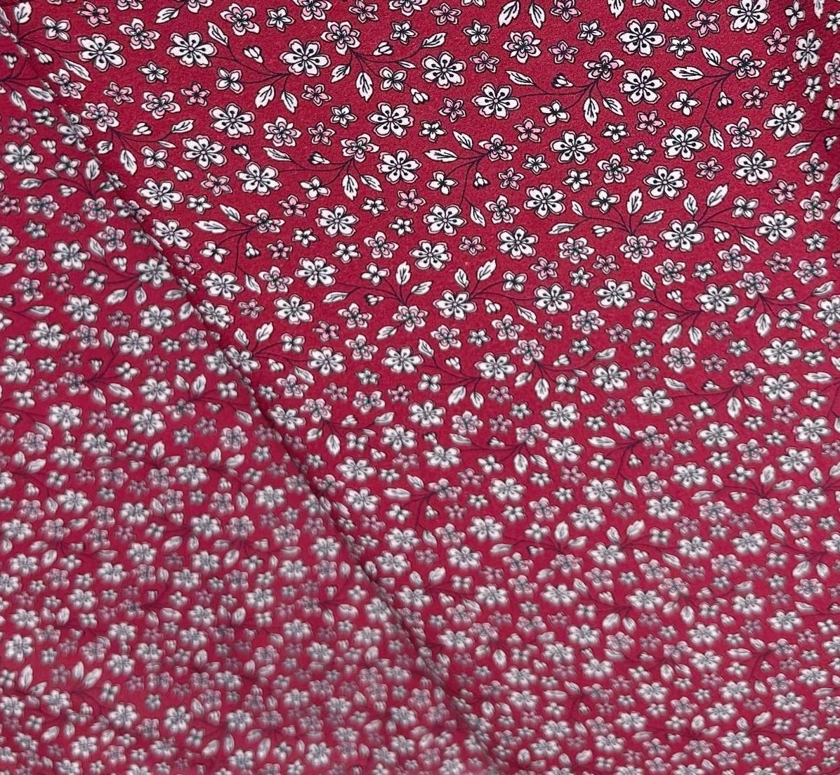 London Calling 11 Lawn - Floral Burgundy Yardage