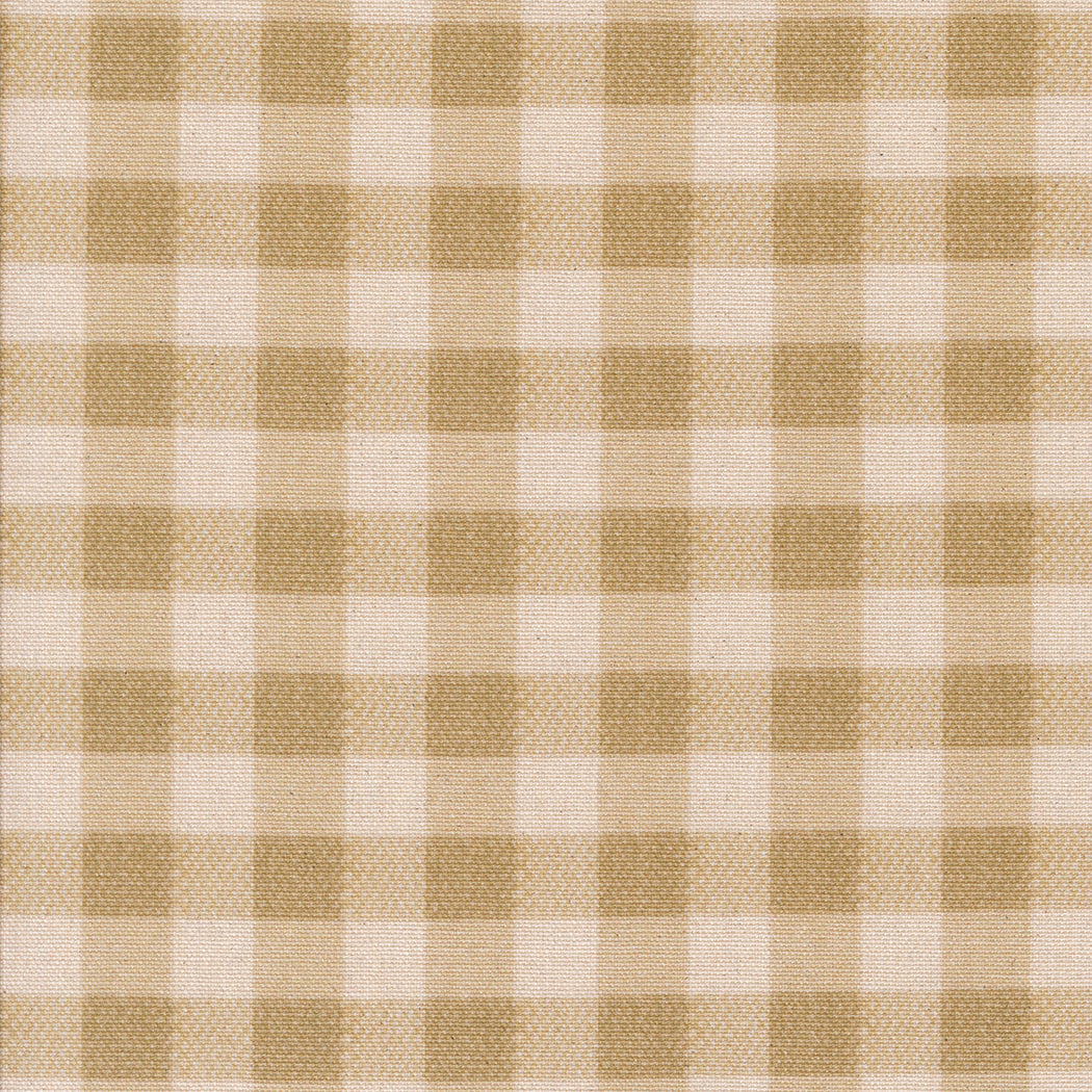 Farm and Garden Canvas - Gingham Toast Canvas Yardage