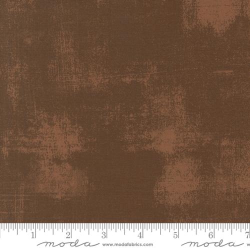 Grunge Basics Nutmeg quilting cotton by BasicGrey for Moda Fabrics featuring a distressed textured design in warm nutmeg brown tones.