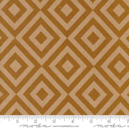 Rainier Mochi Linen Caramel Glacier Peak fabric by Jessica Rose for Moda Fabrics