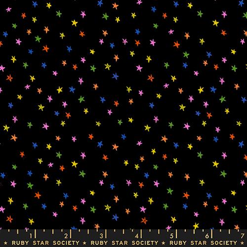 Starry - Mini Starry Vivid Rainbow Yardage