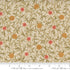 Morris Manor Scroll Florals Porcelain fabric by Barbara Brackman for Moda Fabrics.