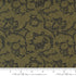 Morris Manor Bachelors Button Ebony fabric by Barbara Brackman for Moda Fabrics.