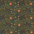 Morris Manor Larkspur Florals Ebony fabric by Barbara Brackman for Moda Fabrics.