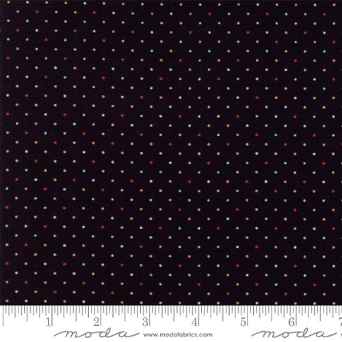 Essential Dots Black Multi Yardage
