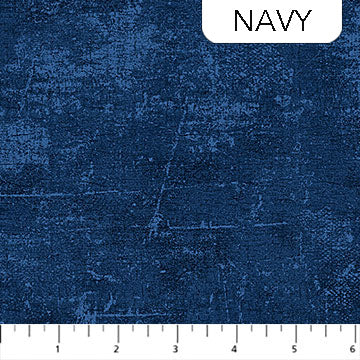 Canvas -  Texture Navy Yardage