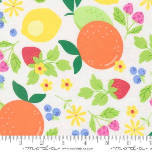 Fruit Salad Fruits Off White quilting cotton by Corey Yoder for Moda Fabrics