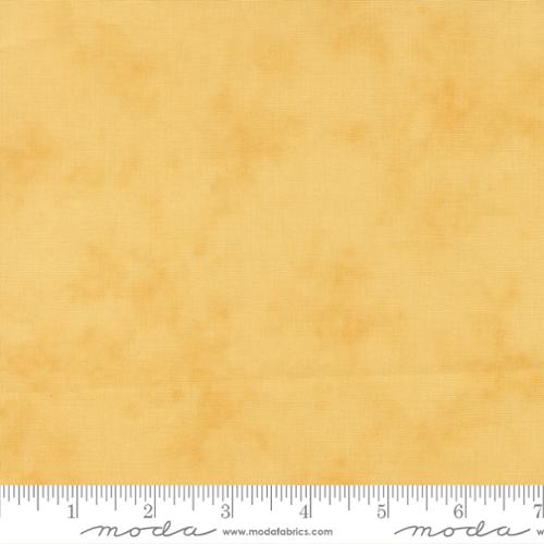 3 Sisters Solids Canary cotton fabric by Moda in a soft canary yellow with subtle tonal variation.