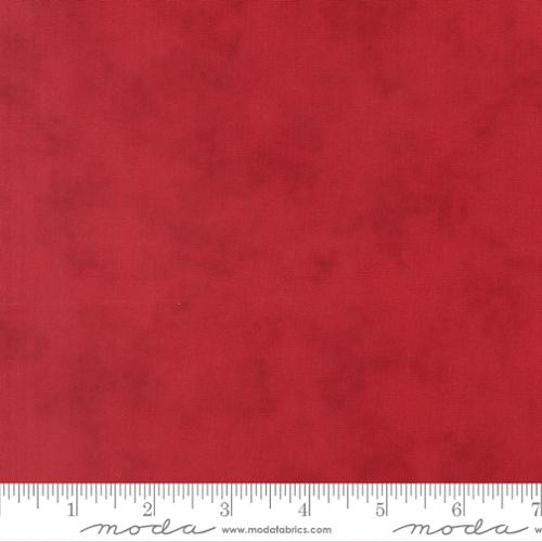 3 Sisters Solids Ruby cotton fabric by Moda in a rich ruby red shade with subtle tonal variation.