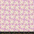 Lofi Linens Flock Yeah Wisteria fabric by Ruby Star Society featuring cream birds with pink wing details on a soft lavender background.