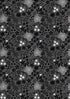 Witchy Woods - Floral Cobwebs on Grey Glow in the Dark Yardage