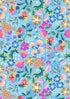 Creative Landscapes Flowers on Blue Yardage