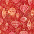 Artisan Batiks – Twinkle Lights Ornaments Red Gold Sparkle Batik Fabric by Lunn Studios for Robert Kaufman, red batik cotton with shimmering golden ornaments.