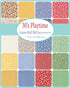 30’s Playtime 2025 Layer Cake featuring 42 vintage floral 10-inch squares by Moda Fabrics.