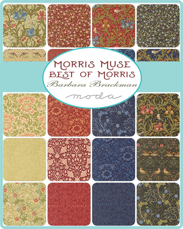 Morris Muse layer cake Moda 10 inch floral fabric squares bundle