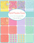 Sherbet Sunshine Flannel Layer Cake by Corey Yoder: 42 pastel 10″ flannel squares