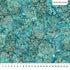 Bliss Wide Backing – Tranquility Teal 108" wide quilt backing fabric by Northcott, featuring a digitally printed watercolor design in soothing teal hues with subtle circular patterns.