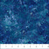 Deep blue and teal abstract textured wide backing fabric with painterly design