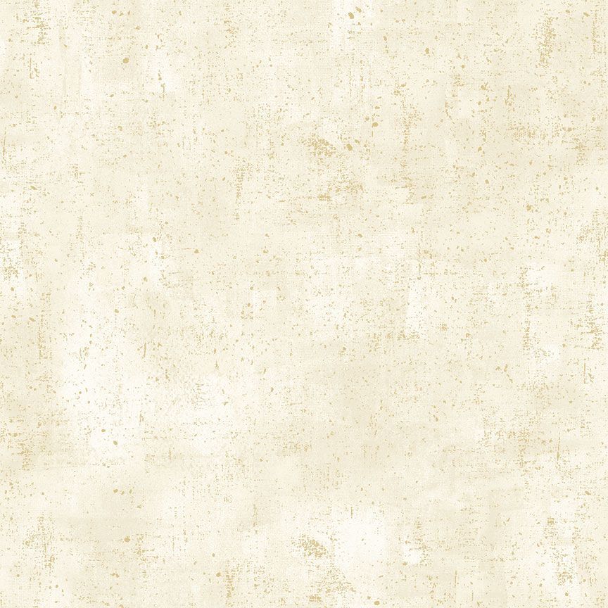 Cleo - Golden Scratched Texture Cream Metallic Yardage
