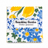 Sunshine Garden Mini Charm Pack by Darlene Zimmerman for Robert Kaufman Fabrics featuring 42 premium 2.5-inch cotton fabric squares with yellow tulips, blue daisies, floral prints, and coordinating blue, yellow, green, and white designs.