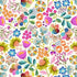 Creative Landscapes Flowers on Cream Yardage