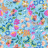 Creative Landscapes Flowers on Blue Yardage