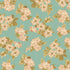 Aubrey Floral Aqua cotton fabric by Whistler Studios for Windham Fabrics featuring cream floral bouquets on a soft aqua background.