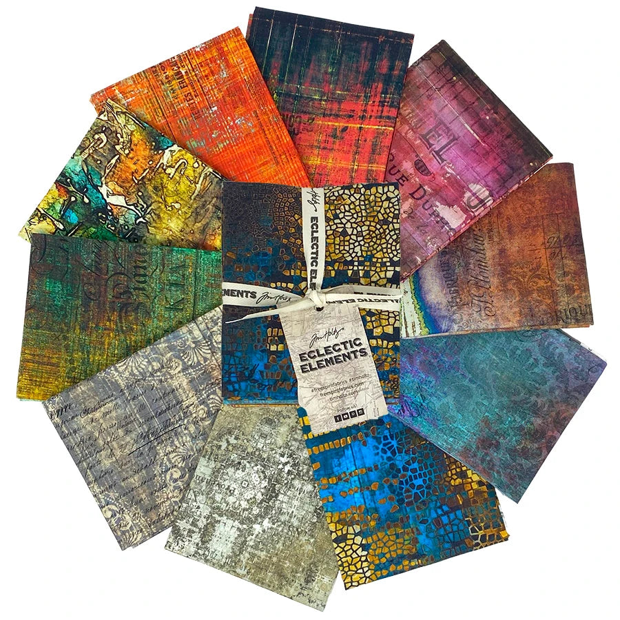 Abandoned 2 Fat Quarter Bundle by Tim Holtz for FreeSpirit Fabrics
