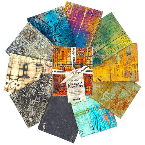 Tim Holtz Abandoned Fat Quarter Bundle - 10 Fat Quarters