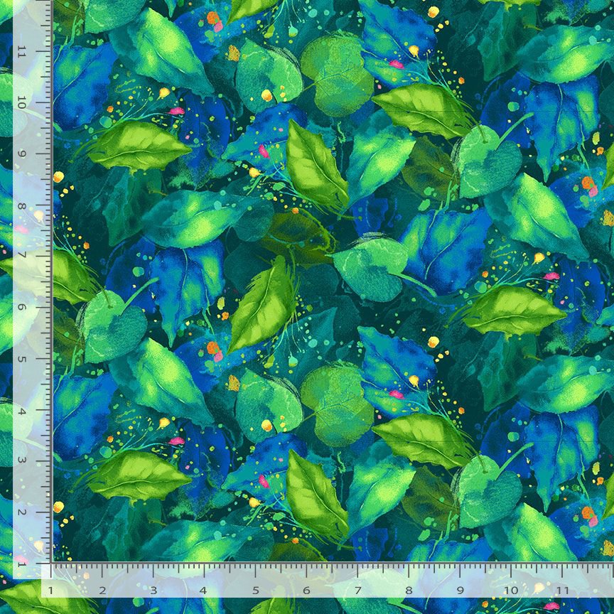 Sundance - Tossed Sundance Leaves Yardage