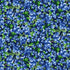 Blueberry Delight - Blueberries Bush Fabric by Timeless Treasures featuring realistic blueberries with green leaves on a navy background.