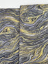 Abstract Marbling Iron Metallic Yardage
